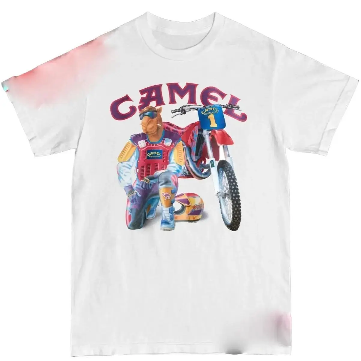 Joe Camel Racing Bike Cigarette T-Shirt