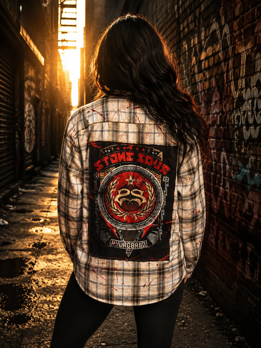 Scarlet Static - Stone Sour Vintage Unisex Flannel