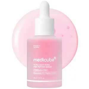 [NEW] [medicube] Ultra Light PDRN Pink Peptide Serum | Lightweight Hydrating Serum with Salmon PDRN & Hyaluronic Acid | Fast-Absorbing Glow Care for Skin Clarity | K-Beauty, Korean Skincare (30ml / 1.01 fl. oz.)