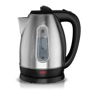 KEINVE Electric Kettle, Cool-Touch Stainless Steel Insulated, Automatic Shut Off & Boil-Dry Protection, Durable Tea Kettle Boiler & Heater, 1.7L/1500W, Silver