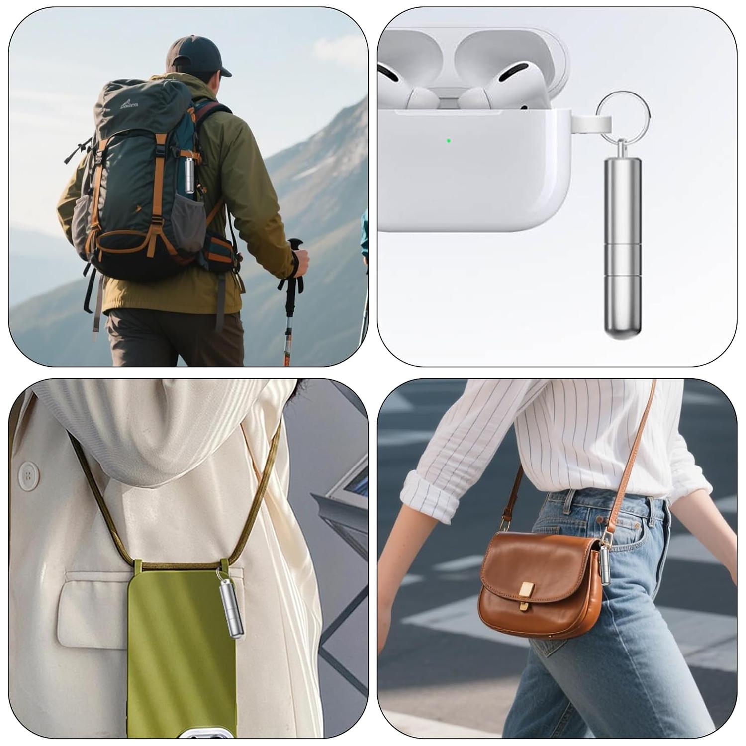 2-in-1 SIM Card Tray Removal Tool with Handy Cleaning Brush, EDC Portable Keychain Eject Pin Reset Needle Opener, Watchchain Link Remover for iPhones, Wireless Earbuds