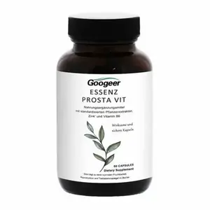 ESSENZ PROSTA VIT Natural Herbal Plant Vitamins Supplements for Men, Dietary Zinc & Vitamin B6 Capsules, Daily Supplemental Nutrition Support, Urinary Tract & Bladder Comfort, 60 Capsules