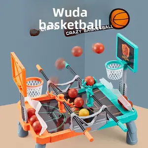 Children's desktop shooting machine finger catapult ball board game basketball football leisure interactive educational toy for boys