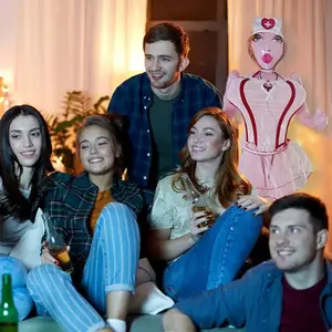 1pc Inflatable Doll 59 Inch, Perfect for Parties, Pranks, Bachelorette, Halloween, Birthdays, Fun Gag Gift, Ideal for Celebrations