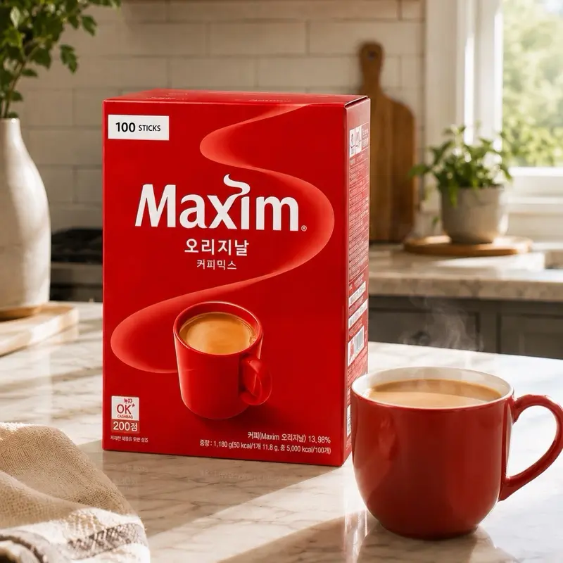 Maxim Ground Original Korean Coffee - 100 sticks