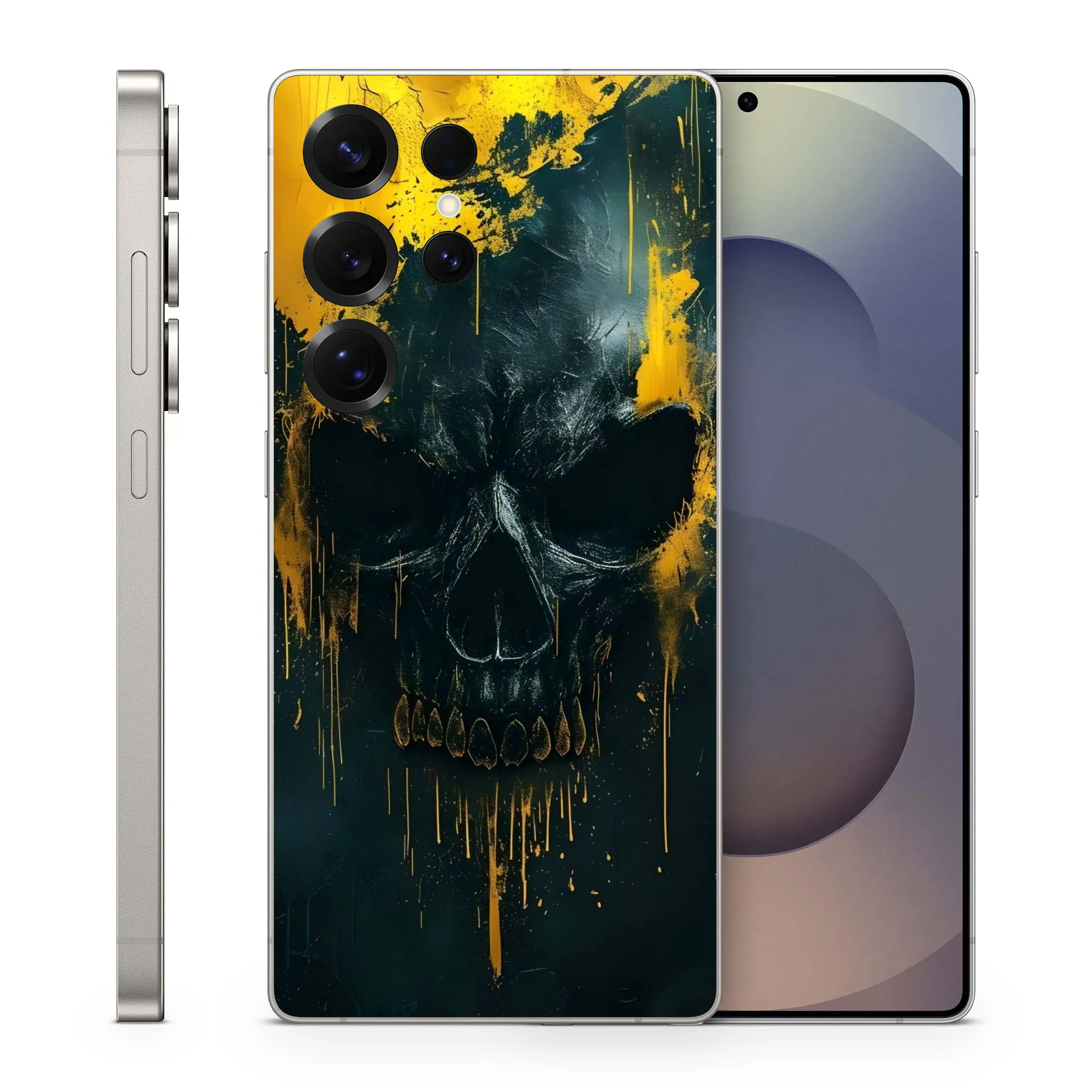 Skull Vinyl Skins Compatible With Samsung S25 Ultra