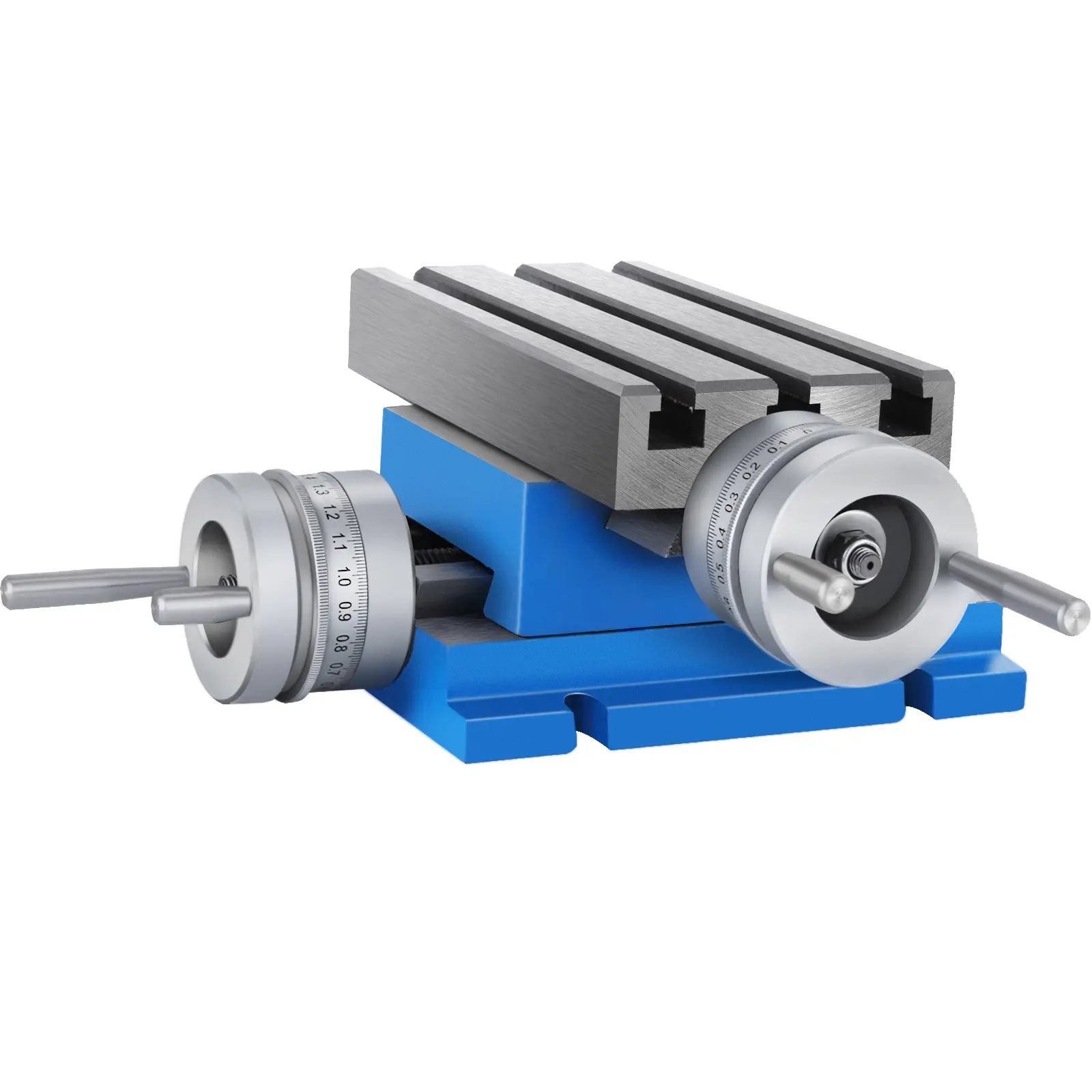 【Summerfinds】VEVOR Milling Working Table - 7.3 X 4 Inch Worktable - Compound Slide Table Milling Working Cross Table Machine for All Drill Stands Bench Drilling Milling Machine (7.3" X 4")