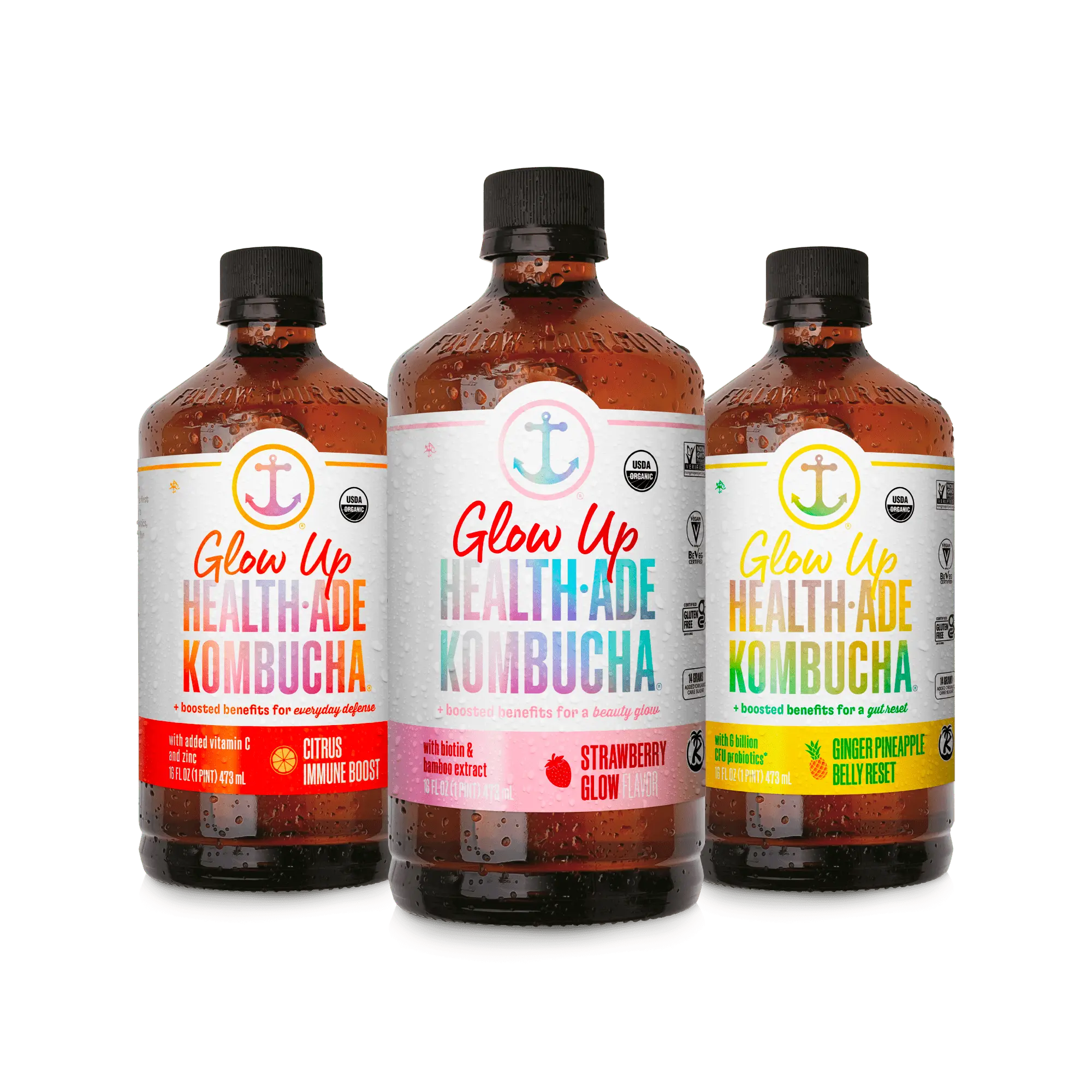 Glow Up Kombucha Variety Pack