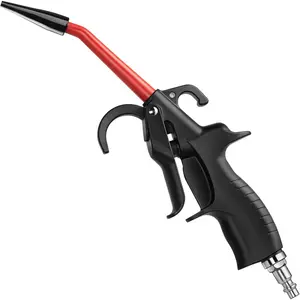 Air Blow  290 Max PSI Air Blower for Compressor, 1/4" Air Inlet Air Nozzle Blow  Air Flow Trigger, Air Blower  with Rubber Tip Adapt to Air Compressors for  Clean Care Detail Dust Removal