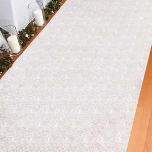 3 ft. x 100 ft. Lace Print Wedding Aisle Runner