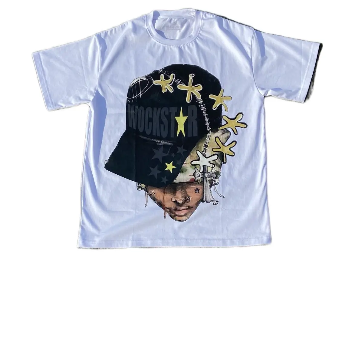 Wockstar “Camo” Shirt - Men's Shirt, Camouflage Patterned Top for Casual Wear Menswear