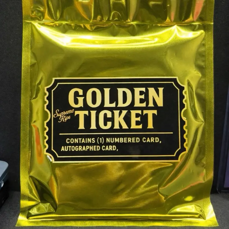 Golden Ticket Premium Sports Card Pack – 1 Auto orNumbered Hit