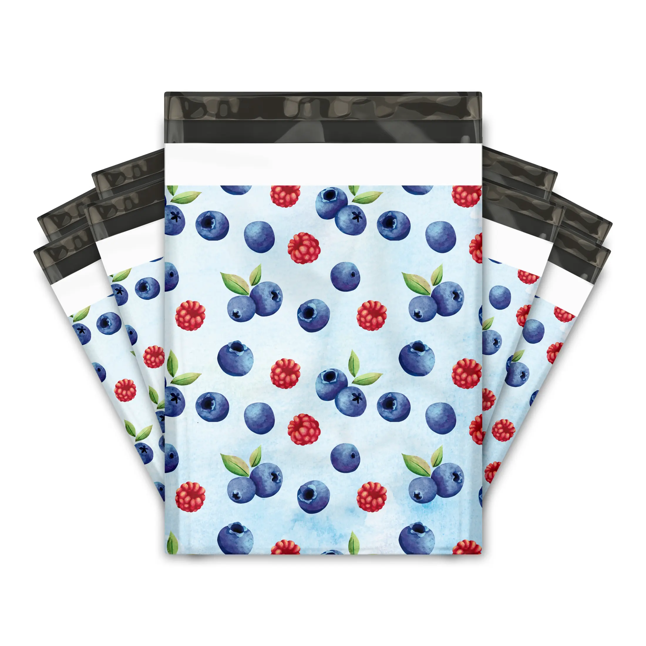 10x13 Summer Berries Poly Mailers – Shipping Bags for Small Business