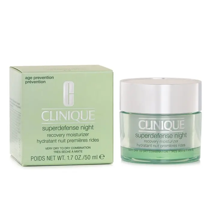 Clinique Superdefense Night Recovery Moisturizer - For Very Dry To Dry Combination 50ml/1.7oz