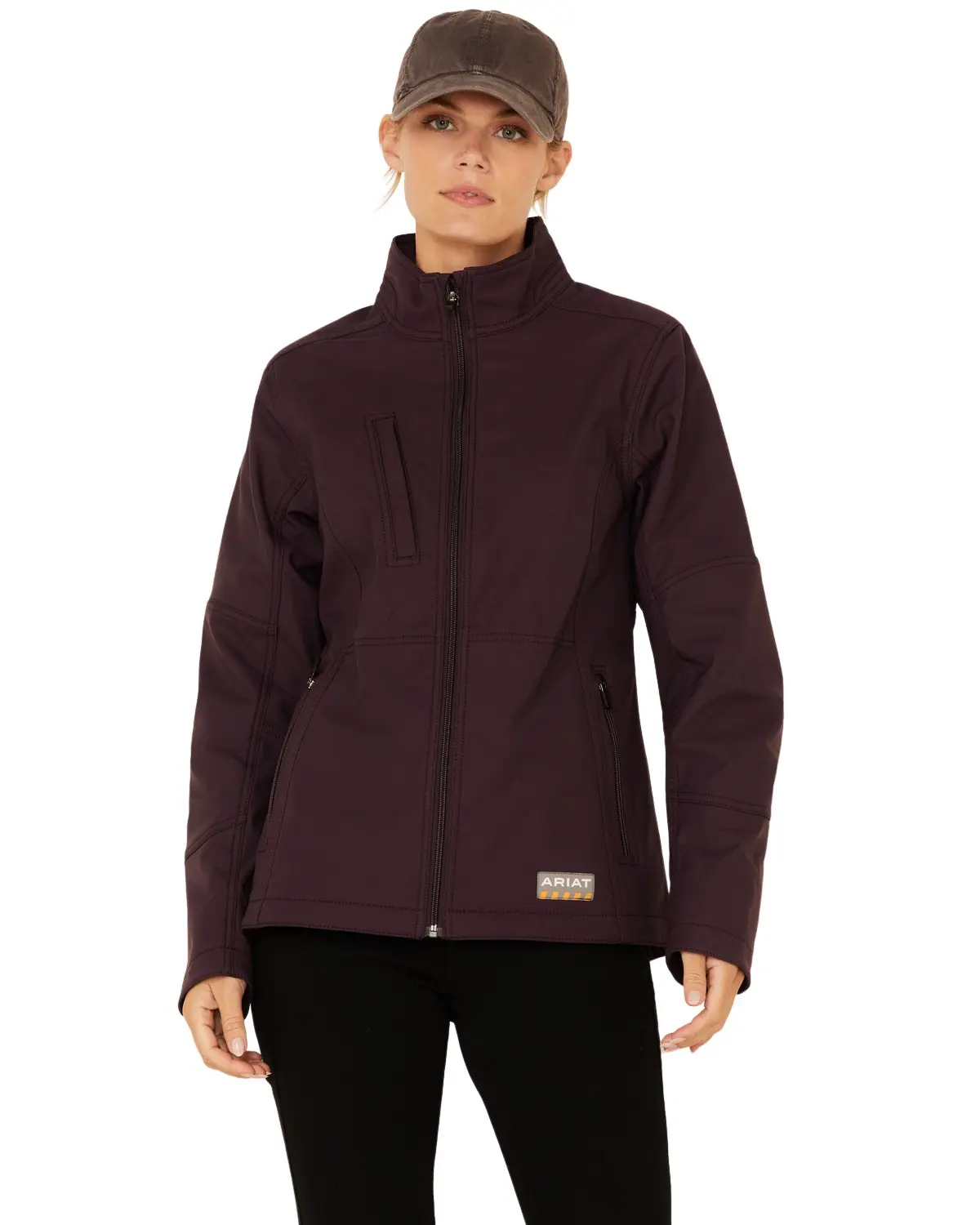 Ariat Women's Women'S Rebar Stitch Softshell Zip-Front Work Jacket - 10037661