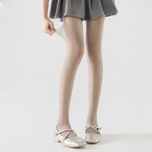 Women's black fishnet pantyhose, spring/summer high-transparency sexy mesh stockings, slimming diamond pattern gray stockings, anti-snag