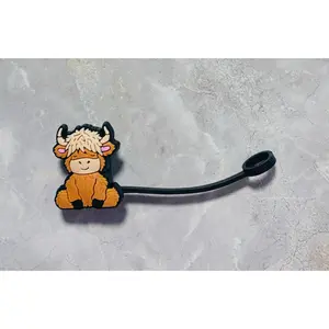 Cow Straw Top Covers