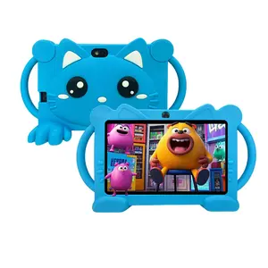 7 Inch Touchscreen Android Tablet, Parental Control Tablet with Shockproof Case, Learning & Educational Tablet for Boys & Girls, Ideal Gift for Kids