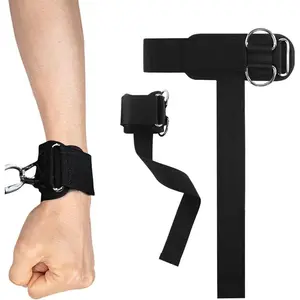 Lifting Wrist Straps,Weight Lifting Straps,Weight Straps,With D-Rings,Wrist Wraps for Weightlifting,for Cable Machines,Deadlifts,Snatches,Pull-Ups,for Men and Women