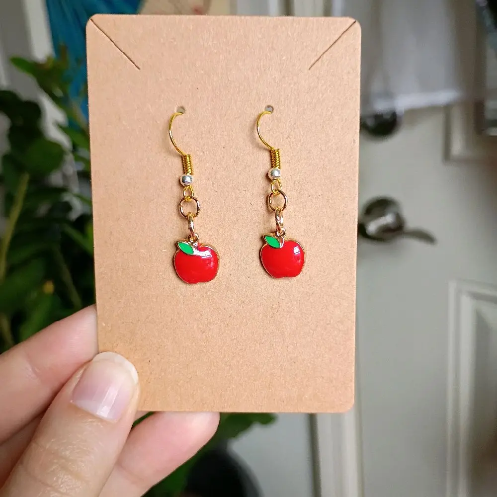 Apple Charm Earrings Apple Charm Earrings