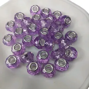 12mm Crystal Donut Style Beads