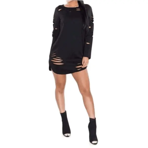 Ripped Up Distress Dress