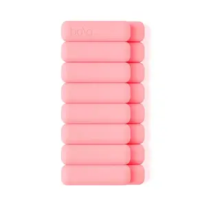 Bala Bangles 2pc Wrist & Ankle Weight Set - Blush 1lb: Adjustable Steel & Silicone Weights