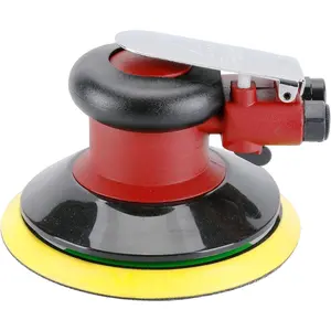 Professional Air Random Orbital Palm Sander, Heavy Duty Dual Action Pneumatic Sander with 1pc Backing Plate (6 inch)