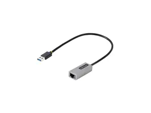 StarTech.com USB to Ethernet Adapter USB 3.0 to 10/100/1000 Gigabit Ethernet LAN Adapter 11.8in/30cm Attached Cable USB to RJ45 Adapter USB31000S2