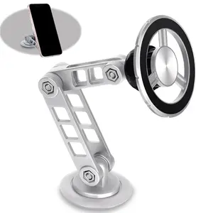 Magsafe Car Mount Stand, 360° Rotating Magnetic Phone Holder, Hands-Free Car Accessory, Cell Phone Mount, Universal Car Mount, Adjustable Dashboard & Windshield Mount