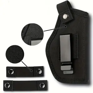 PerDDTrailLock Tactical quick-pull gun cover, suitable for concealed carry and hunting scenarios - universal design on the left and right, equipped with a snap closure system to ensure stable fixation and quick-pull gun, for 9mm G series gun holster