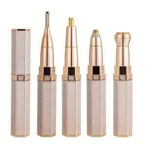 Multifunctional 4-in-1 Portable Electric Hair Remover Shaver Trimmer - Lightweight, Rechargeable, Washable, Smooth Tool for Facial and Body Hair, Multifunctional Hair Shaver