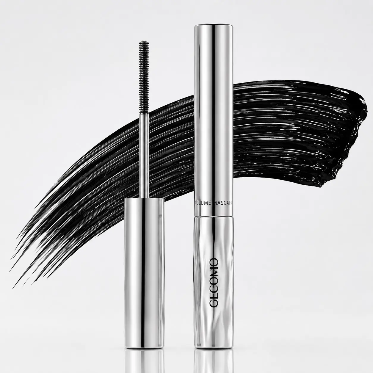 Steel Spiral Brush Mascara Volumizing Waterproof Curling Smudge Proof Non Clumping Lengthening Eyelash Makeup Portable Eye Cosmetic For Daily Women Eye Makeup bottom