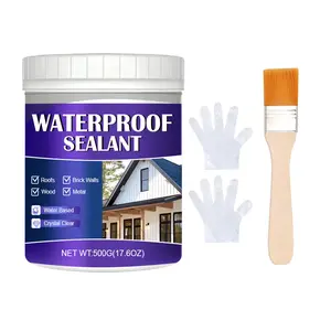 Super Strong Invisible Waterproof Glue, Leak Proof Sealer, Kitchen Bathroom Roof Wall Floor Patio Deck Pool Fast Dry, Invisible Waterproof Sealant