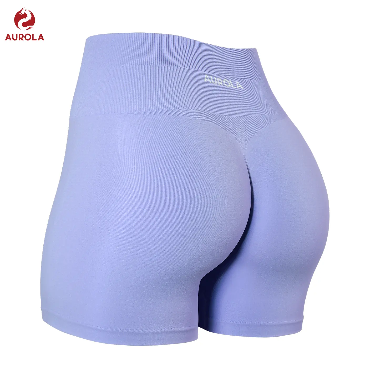 AUROLA Dream Workout Shorts for Women Roll Up,Seamless Soft Smooth Gym Yoga Scrunch Active Shorts,May not squat proof summerwins