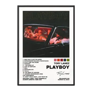 Playboy By Tory Lanez  Album Poster No Frame / Album Cover Poster / Music Gift / Music Wall Decor / Album Art / Decor Home