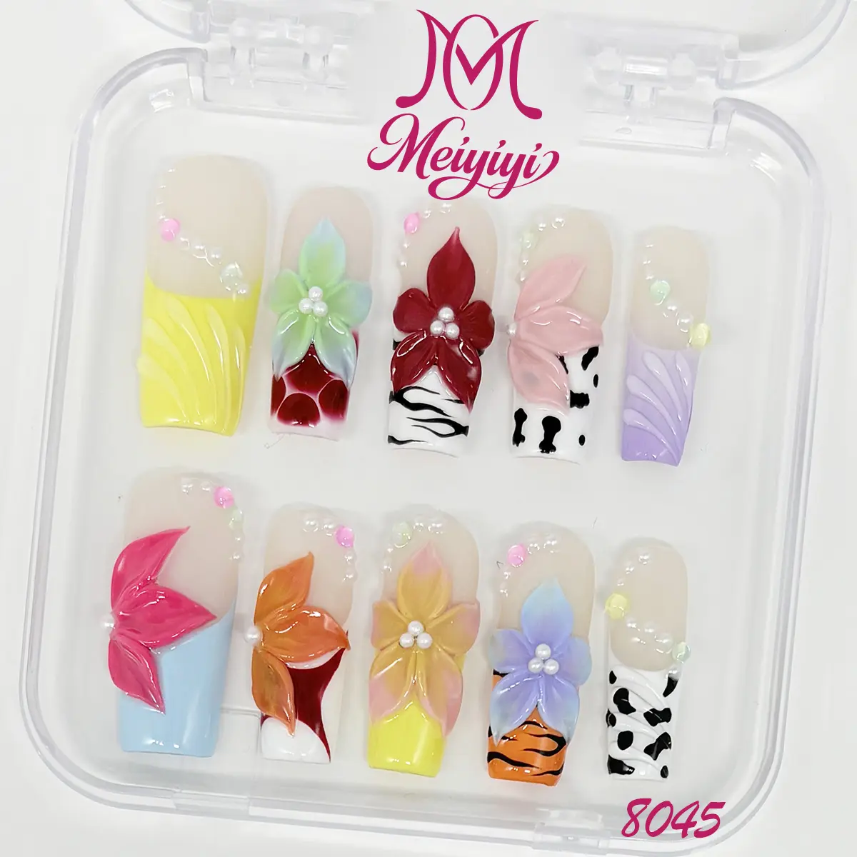 .DP.8045.Heavy-duty carved wearable nail art