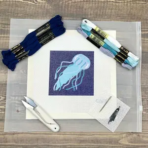 Jellyfish Needlepoint Kit