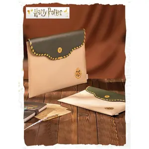 1 green envelope storage bag, Harry, Hermione, Malfoy, Ron themed party decoration large-capacity gift bag, the best holiday gift for good friends, party atmosphere decoration, perfect party decoration, home decoration