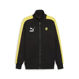 PUMA Mens Scuderia Ferrari Race Iconic T7  Athletic Outerwear Casual - Black