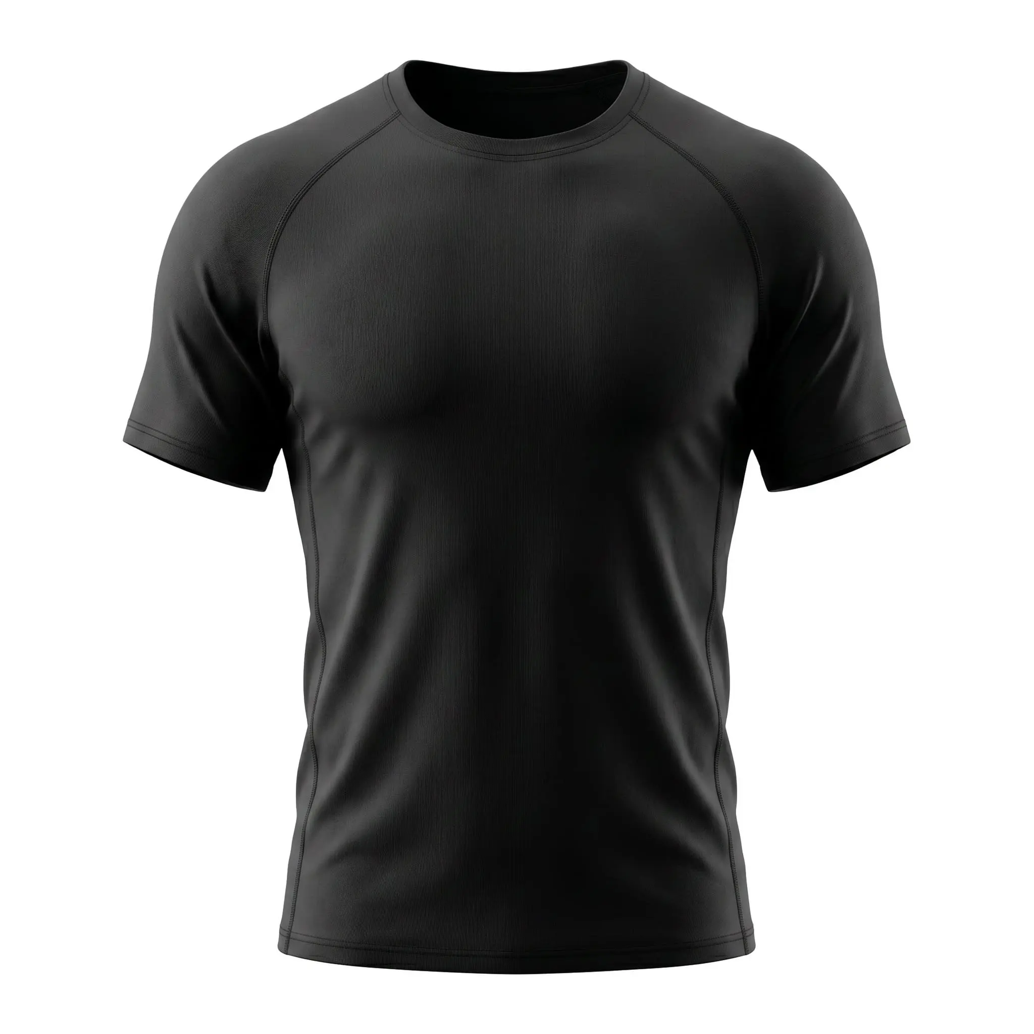 Men's Short Sleeve Compression Shirt - High Elastic Quick Dry Muscle Fit Workout T-Shirt, Breathable Athletic Base Layer Top for Gym Training & Running