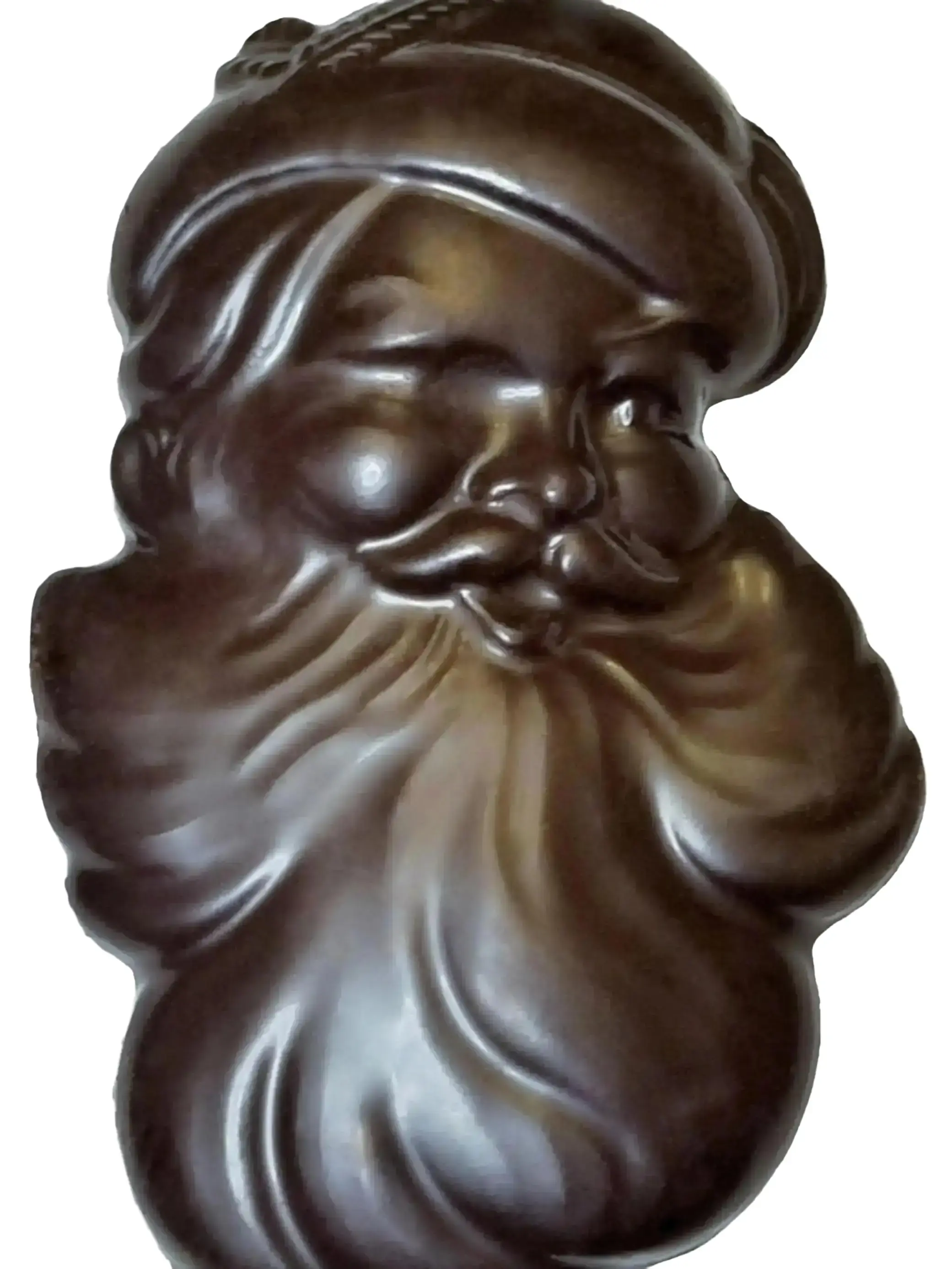 LUV Dark Chocolate Santa Candy - Sugar Free, Gluten & Dairy Free, Vegan, Low Net Carb, Diabetic Friendly Gift Box Snack