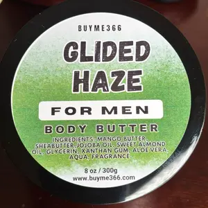 Body Butter For Men Mildly Scented 8oz Natural Nourishing Care for All Skin Type Daily Use