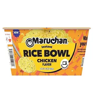 Maruchan Microwavable Chicken Rice Bowl, Instant Rice, 3.76 Oz, 6 Count
