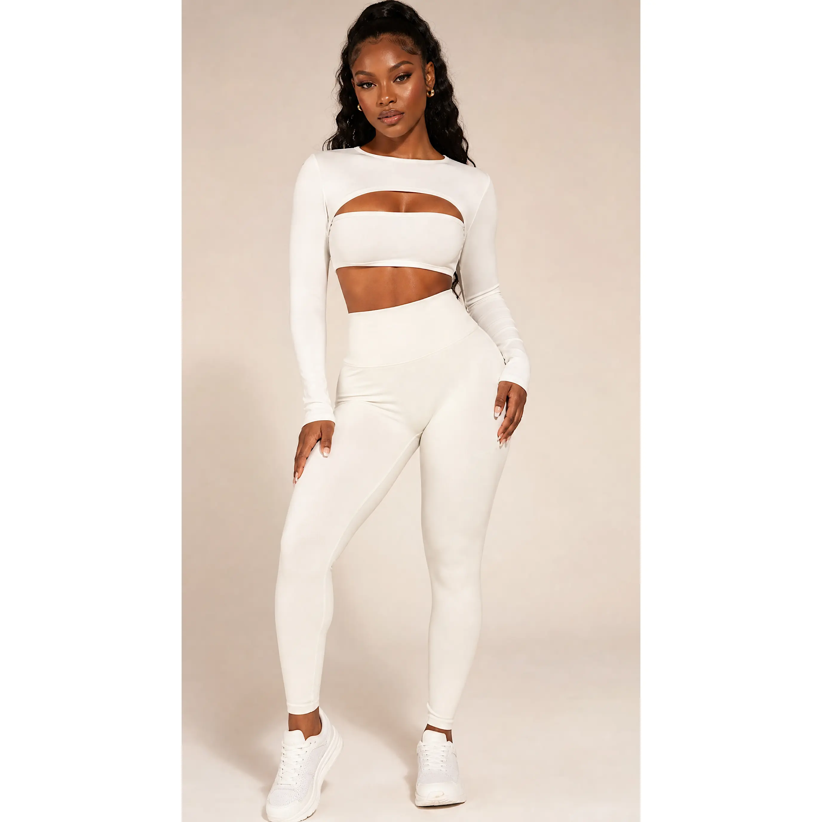 Women’s Cutout Long Sleeve Yoga Shrug