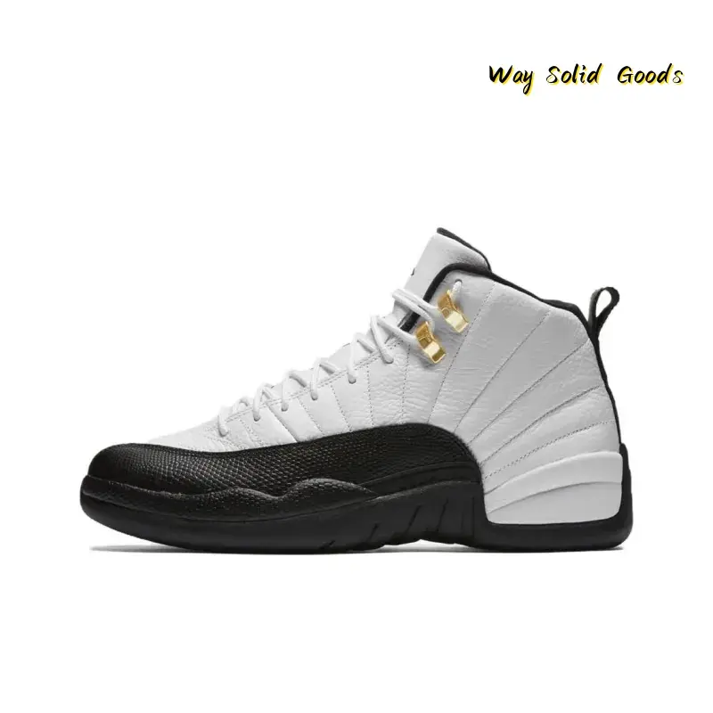 Retro High-Top Basketball Sneakers White and Black