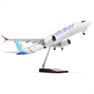 Boeing 737 flydubai 1/85 Scale Resin Model Plane 47CM Large Display Desk Gift