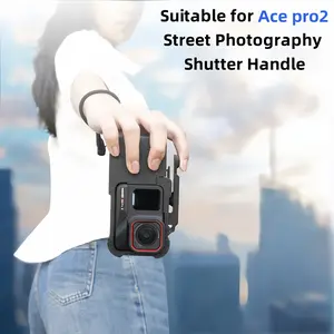 Quick Release Grip Mount Adapter for Insta360 Ace Pro 2, Transform Into Dslr Style Street Photography Accessory