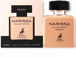 Narissa Peach by Maison Alhambra 3.4oz Eau De Parfum EDP Women New Sealed Box arabic perfume