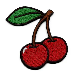 Cherries Fruit Cherry Patch Embroidered Iron On